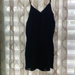 Black Romper with pockets